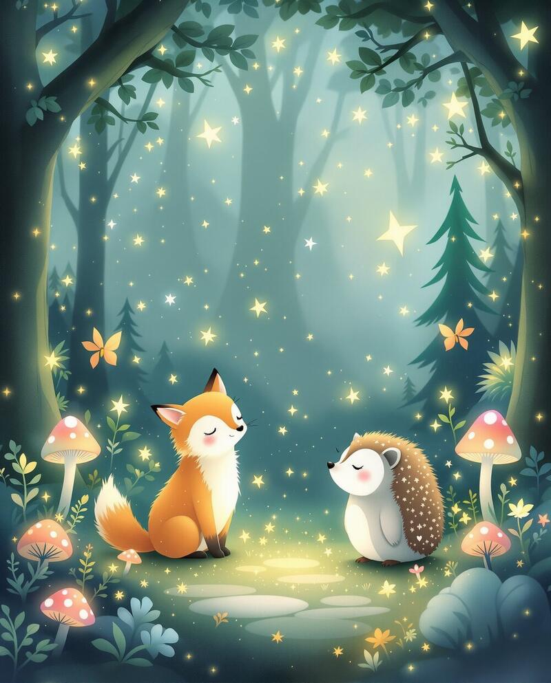 Custom illustrated bedtime story