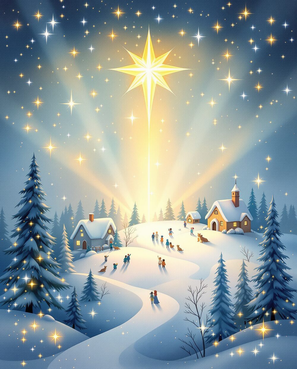 Star of Wonder · magical art print by Little Poppin